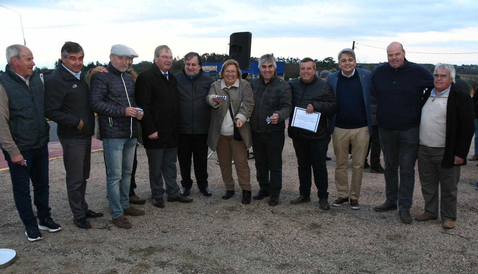 Se inauguraron obras en ruta 6, entre by pass de Sauce y ruta 11 MTOP